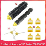 Compatible with iRobot Roomba 700 Series 760 770 780 Spare Parts Brushes Flexible Beater Side Brush HEPA Filter Replacement