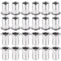 60pcs 304 Stainless Steel Rivet Nut M8 Flat Head Blind Nut Threaded Rivet Nut Rivet Nut for Threaded Insert Plys