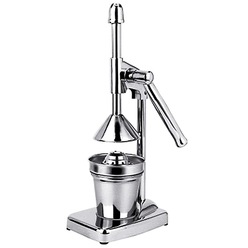 Stainless Steel Manual Press Fruit Squeezer Handheld Orange Lemon Maker Vegetable Juice Blender Cup