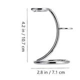 Stainless Steel Razor and Brush Holder Stand Organizer Storage