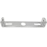 【xj】4pcs Ceiling Plate Light Bracket Ceiling Mount Hanging Lamp Holder for Wall or Ceiling Mounted Lamp Mounting Brackets with Screws Iron 110mm Silver - Side View