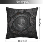 Harley Davidson Decorative Pillowcase H-400 Soft Warm Cover Compatible with Bed Sofa Outdoor Cushions
