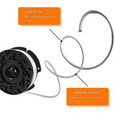 Black \u0026 Decker Trimmer Spool Replacement 8 Spools with Caps and Springs