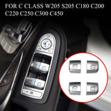 4pcs Window Lifter Control Switch Button Door Window Switch for C-Class W205 GLC W253