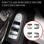 4pcs Window Lifter Control Switch Button Door Window Switch for C-Class W205 GLC W253