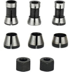 Router Collet Set of 6 - 6mm 6.35mm 8mm Countersunk Milling Chuck Collet Adapter