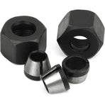 Router Collet Set of 6 - 6mm 6.35mm 8mm Countersunk Milling Chuck Collet Adapter