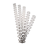 Replacement Sofa Chair Springs Spring with Clips 45cm - Rear View