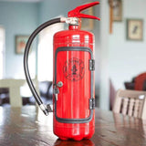Red Wine Cabinet Minibar with Fire Extinguisher Gift for Men - Front View