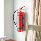 Red Wine Cabinet Minibar with Fire Extinguisher Gift for Men - Top-Down View