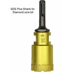 M14 external thread to SDS Plus internal thread and internal triangle adapter for drill grinder, from DEBUNS
