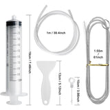 Refrigerator Drain Hole Cleaning Kit 8-Piece Set for Refrigerator Maintenance - Top-Down View