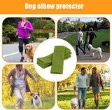 Dog Elbow Protector, 4 Dog Legs Knitted Socks, Dog Wound with Skin Friendly, Pet Leg Wound Protector, Dog Leg Warmer Wraps, Pet Elbow Protective Sleeve for Small Medium Dogs - Front View