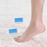 Electric Foot Remover 4pcs Replacement Roller Refill Head Pedicure Hard Skin Remover Rollers Electric Remover Accessories Foot File Foot Sander(Blue) - Side View