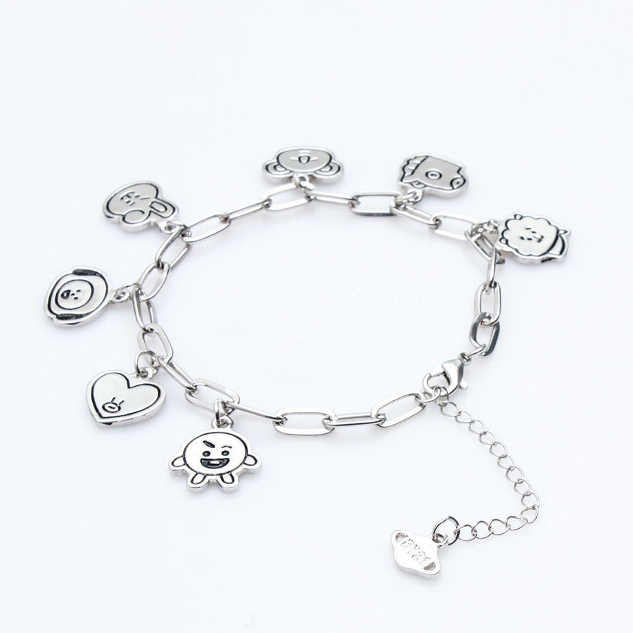 BT21 KPOP BTS Korean Version Cartoon Alloy Bracelet