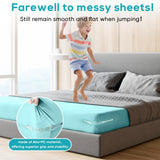 Invisible Sheet and Bed Cover Fastener Set of 4 White Keeps Sheets Tight Removable Storable