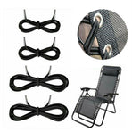 8pcs Folding Chair Sun Lounger Accessories Elastic Attachment Bungee