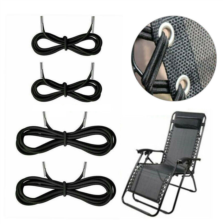 8pcs Folding Chair Sun Lounger Accessories Elastic Attachment Bungee