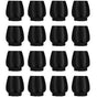 16-pack - Furniture feet / Silicone feet for chair - Floor protector Black