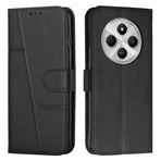 Stitched Calfskin Case for Redmi 14C 4G (FMY) Black_yux Black