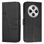 Stitched Calfskin Case for Redmi 14C 4G (FMY) Black_yux Black