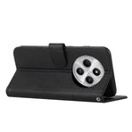 Stitched Calfskin Case for Redmi 14C 4G (FMY) Black_yux Black