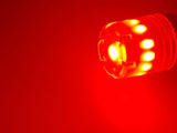 T10 w5w Canbus Red 4-pack LED bulbs 12v / 24v Red Red - Front View