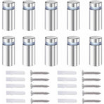 Stainless Steel Spacer Screws 12X40mm for Glass Advertising Axis Mounting with 20x Screws and Accessories