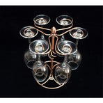 Wine Glass Rack Holds 6 Compatible with Drying Storage 1pc