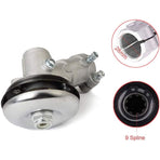 28mm Brushcutter Gearbox, 9 Teeth Round Universal Gearbox Compatible with Grass Trimmer and Chainsaw