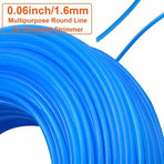 Round Nylon Wire Spool for Trimmer Brushcutter Diameter 1.6 mm Length 100 m, Replacement Wire Trimmer Wire..DEBUNS
