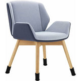 Black Felt Chair Socks Furniture Leg Protectors 24 pcs Prevents Scratches and Noise - 45-Degree Angle