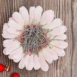 304 Stainless Steel Open Eye Pins for Jewelry Making, 4cm 300pcs Silver - Side View