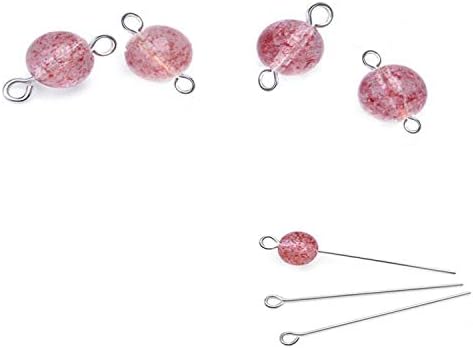 304 Stainless Steel Open Eye Pins for Jewelry Making, 4cm 300pcs Silver