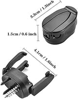 6 pcs Golf Ball Picker, Foldable Golf Ball Picker Claw Suction Cup Put On Putter Grip - Front View
