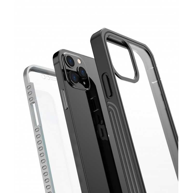 iPhone 12 Full Coverage Premium 3D Case ThreeSixty Transparent Transparent