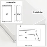 chrox Rectangle Cake Pan, Adjustable Battenberg Cake Mold Square, Multi-Function Cake Mold Baking Pans, Tool With Dividers, Aluminum Cake Pans For Making Brownies, Biteand And Cake - Side View