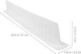 Silicone Sink Splash Guard: Splatter Guard Detachable Kitchen Sink Baffle Board Splash Protector for Restaurant Bathroom Home Kitchen - Front View