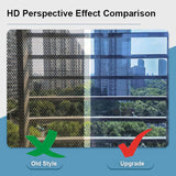 LXLA One-Way Mirror Roller Shade with Suction Cups, Punch-Free Single Way See-Through Clear Sun Blocking Reflective Insulation Curtain, Window (Size : 33×100cm/13×39in) - Top-Down View