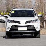 Side Rear View Mirror Cover Shell Holder Door Mirror Cap Housing Fit For To-yota RAV4 2013 2014 2015 2016 2017 2018 2019,Red Right Side
