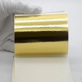 100PCS 24K Pure Genuine Gold Leaf Foil Sheet Gold Decoration (Champagne) - Side View
