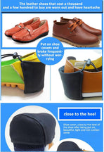 2Pcs Driving Shoe Heel Covers, Driver Heel Protector Pad Flat Shoe External Guard Cushion for Heel Protection