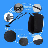 2Pcs Driving Shoe Heel Covers, Driver Heel Protector Pad Flat Shoe External Guard Cushion for Heel Protection - Side View