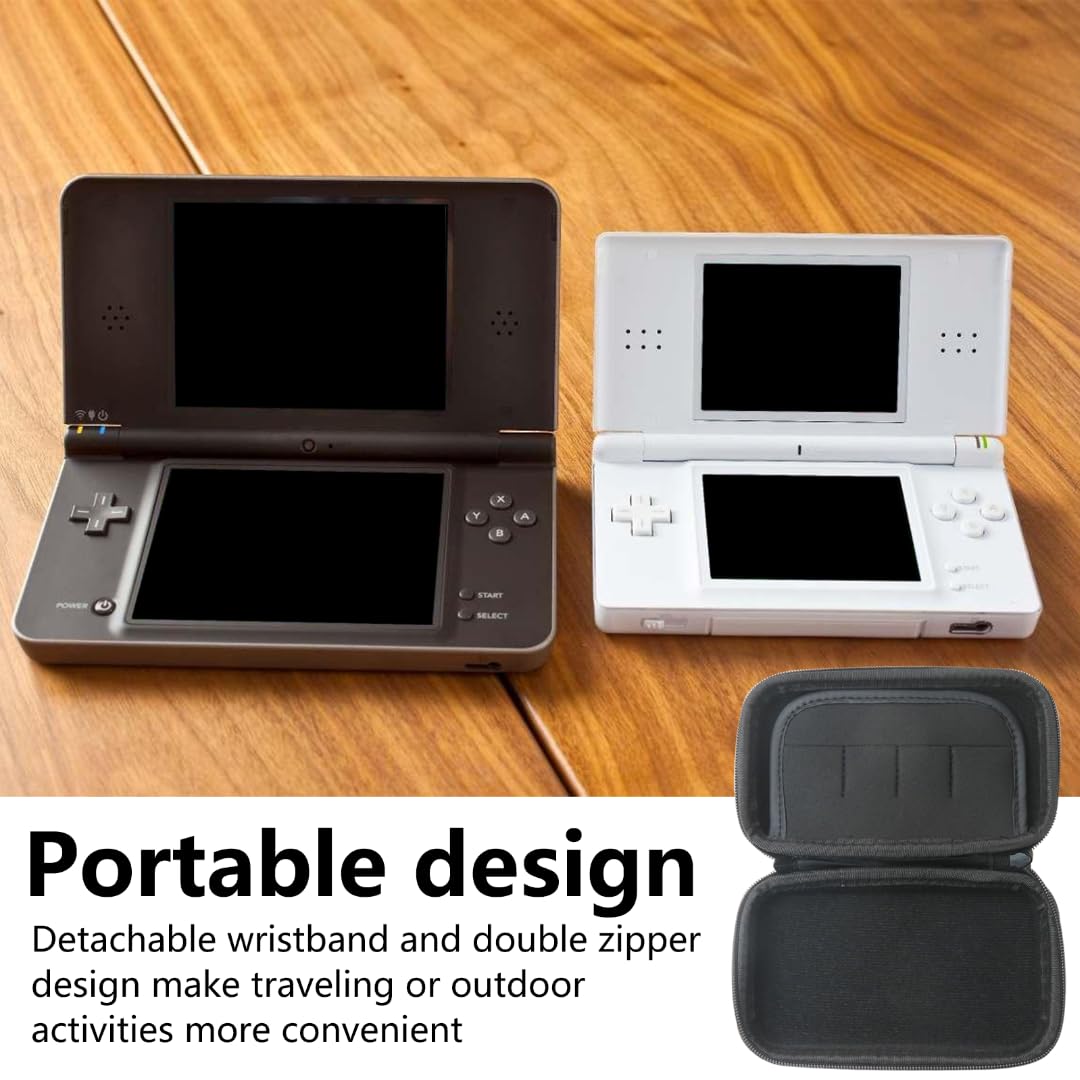 Protective Carrying Cases with Softly Lined Hard Shell Compatible for Nintendo 3DS, DS Lite, Black