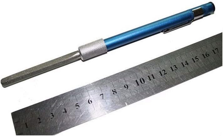 Serrated Knife Sharpening Serrated Sharpener Diamond Sharpening Stone Pen Stick Portable Pocket Diamond Knife Sharpener