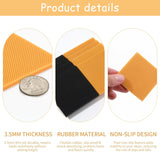 8pcs High Heels Patch Square Sole Repair Tips Rubber Boot Heel Replacement Sole Protectors Non-Slip Heel Replacements High Heel Tread Pad(2.44" x 2.44")