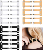 18 Pcs Bra Strap Hider Bra Strap Holders for Slipping Dress Retainers Clip to Hide Shoulder Keep in Place