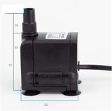Ice Making Machine Spare Parts JP-033 8W Ice Machine Water Pump Circulation Pump, Compatible with KONKA Ice Machine - Front View
