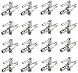 Aquarium Fish Tank Air Flow Control Lever Pump Single Way Valve, 16Pcs