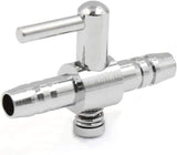 Aquarium Fish Tank Air Flow Control Lever Pump Single Way Valve, 16Pcs - Front View